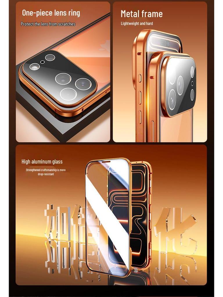 Magneto Double-Sided Anti-Peep Glass Case for iPhone 17 Pro Max