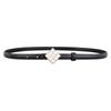 Women Leather Belt With Silver Buckle For Casual Office And Daily Wear