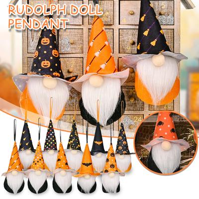 Halloween Rudolf Spetsig Hatt Litet Hänge Kreativ Halloween Ansiktslös Docka