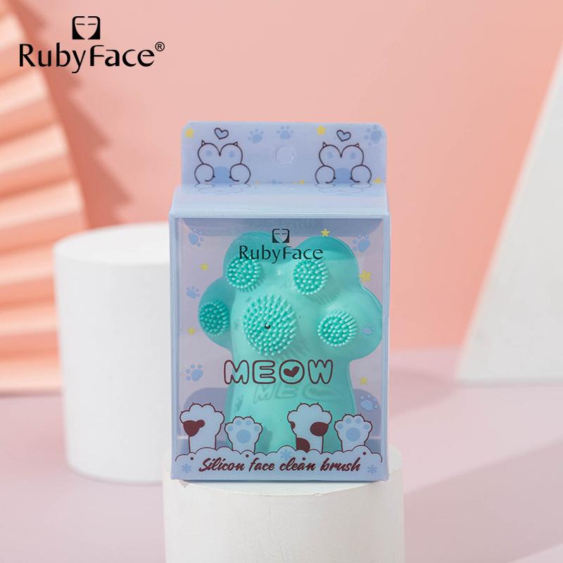 New Cat's Paw Silicone Facial Cleansing Brush Massage Brushes Portable Soft Sponge Face Cleanser Deep Pore Cleaning Makeup Tool