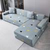 Geometric Sofa Covers For Living Roomastic Corner Couch Cover Sectional Corner L Shaped Chaise Longue Slipcover Funda De Sofá