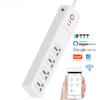 Home Office Portable WiFi Smart Power Strip Universal Outlets Sockets Dual USB Remote Control Surge Protector