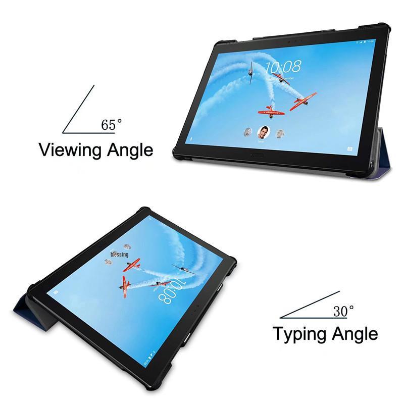 Kožené puzdro Lenovo TAB P10 Skladacie Tenké Odolné proti pádu pre TB-X705F/M/N