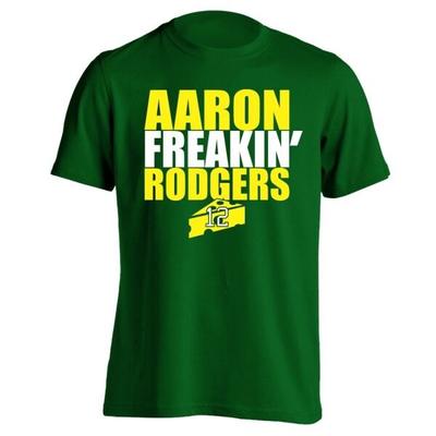 Arron Freaking Rodgers Packers Funny Jersey Est Green T-Shirt