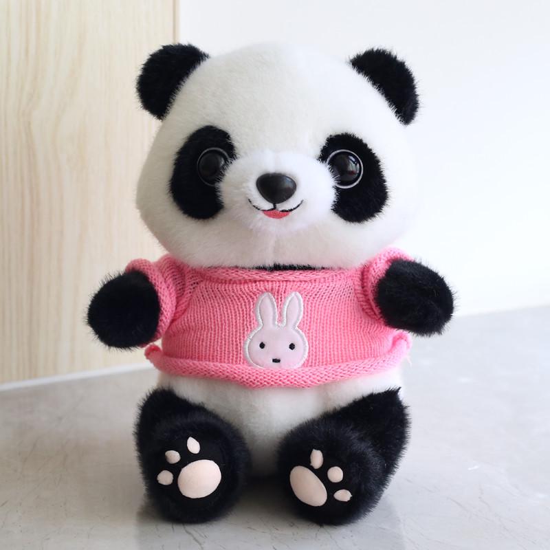 Adorable Giant Panda Plush Toy - Realistic Stuffed Animal for Kids