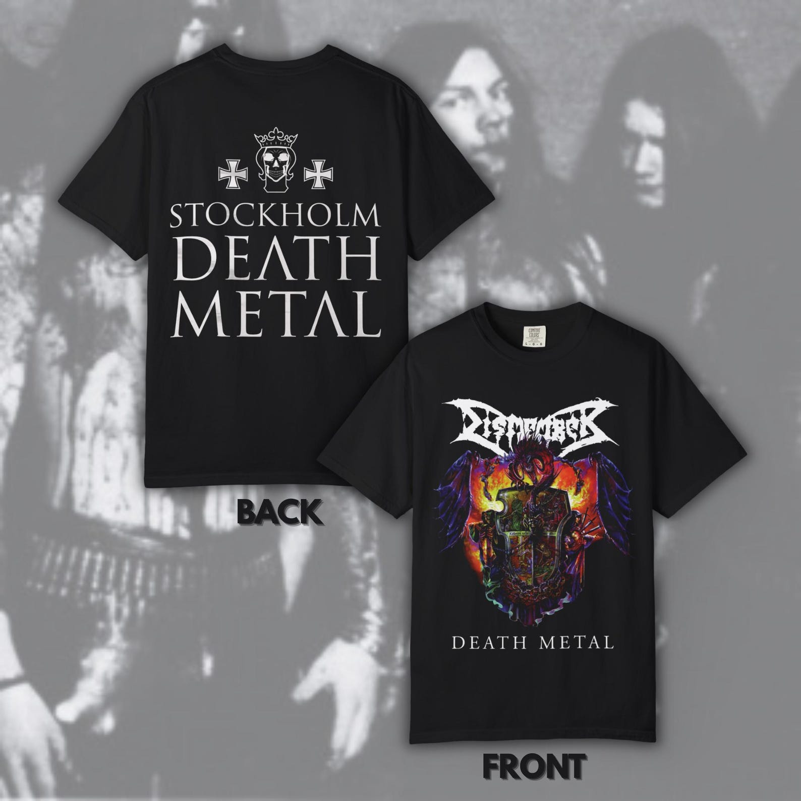 Dismember - Death Metal | Size- S, M, L, XL, 2-4 XL XL