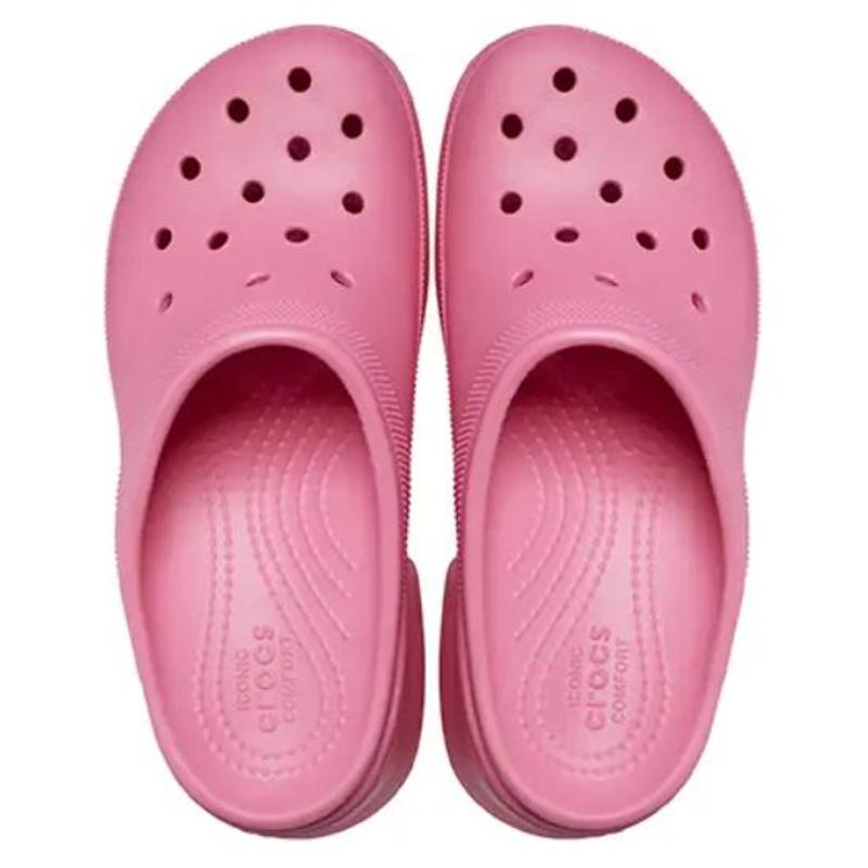 Crocs Mermaid Shoes Barbie EVA Solid Color Classic Siren Clog 'Hyper Pink' Women's