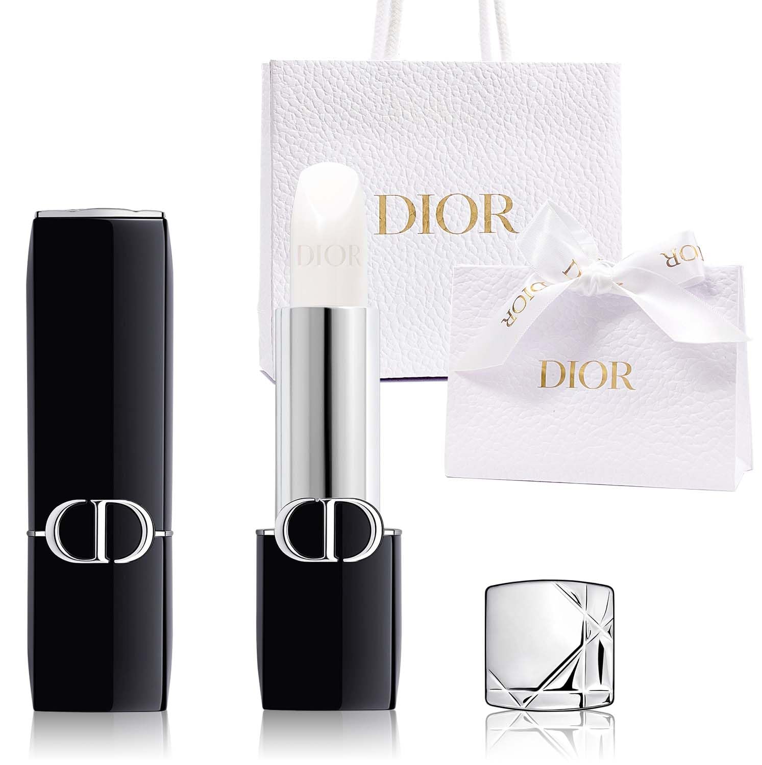 

DIOR Dior Rouge Dior Dior Natural Satin Lipstick Cosmetics Подарок на день рождения Подарочный шоппер включен [Обновление] (#000 Бальзам) 3.5g