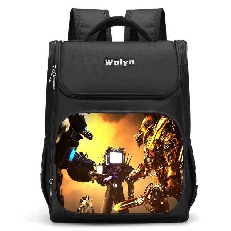 Trendy Oxford Cloth Backpack For Elementary School Students Large Capacity Design