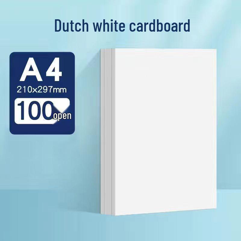 Thick Hard White Cardstock for Art: A3/A4, 8K, Special Drawing, Hand-Copied, 4/8 Open
