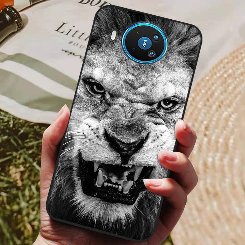 For Nokia 8.3 5G Case Soft TPU Silicone Cover for Nokia 8.3 Nokia8.3 5G Phone Case 6.81 Inch Cute Cat Protective Case Bumper