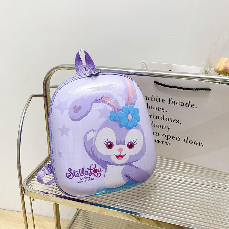 Stellalou Cartoon Hard Shell Backpack Embossed Design Large  Waterproof Capacity