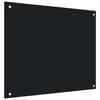 Vidaxl Panel Ochronny Do Kuchni, Czarny, 70X60 Cm, Szkło Hartowane