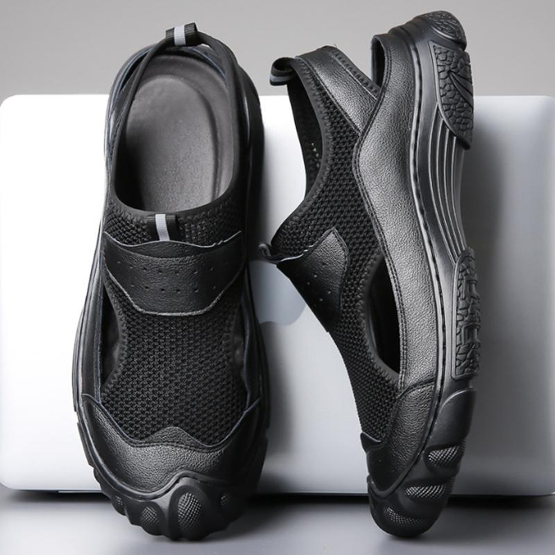 High Quality Summer New Sandals Men Outdoor Toe Wrap Sandals Casual Shoes Comfortable Fashion Beach Shoes Sports Hiking Sandals