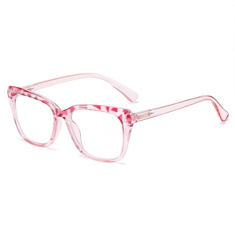 Ladies' Large-frame Cat's Eye Reading Glasses Fashionable High-definition Anti-blue Light Far-sighted Glasses with A Diopter Up To +4.0