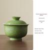 Yipan Ingot-Shaped Ceramic Tea Gaiwan