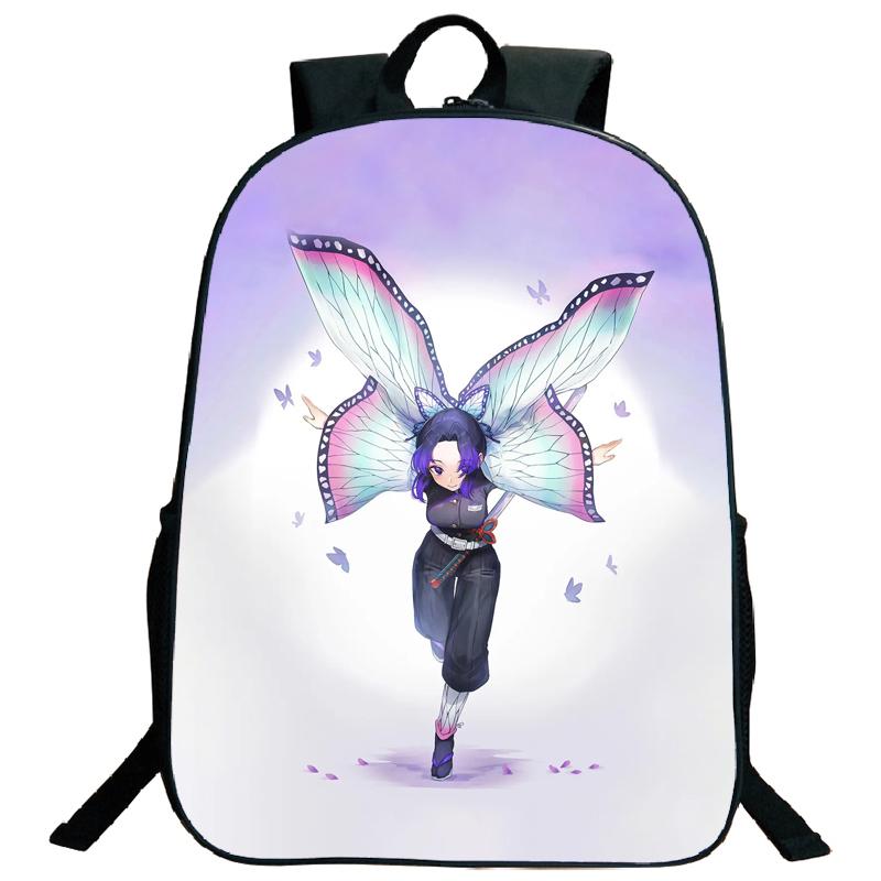 Demon Slayer Backpack Kimetsu No Yaiba Tanjiro Nezuko Kamado Teenarges Schoolbag Laptop Bag Boys Girls Rucksack Travel Shoulder Bags