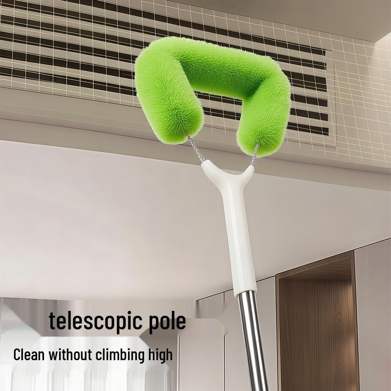 Window Screen Cleaning Brush - No Disassembly Needed for High-Rise Windows