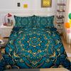 3D Beautiful Mandala Printing Woman Bed Set Cover Double Size Duvet Cover Polyester Comforter Cover Suit