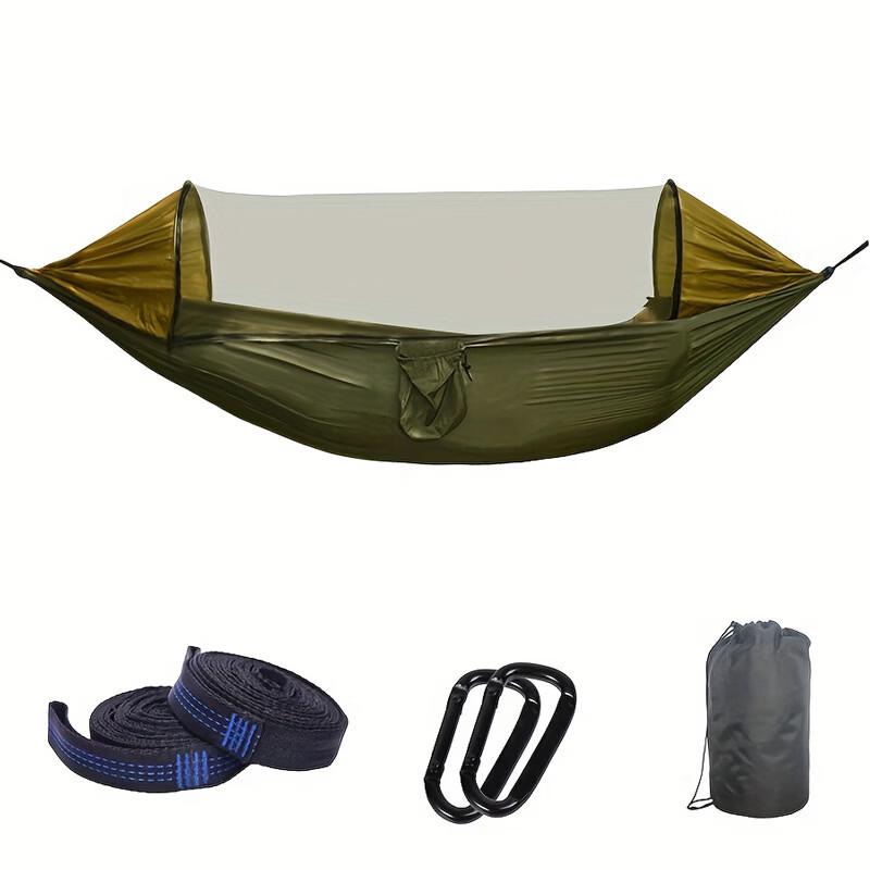 OLOEY Quick-Open Outdoor Hammock with Mosquito Net