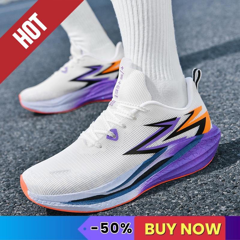 Marathon Sneakers Men Sports Running Shoes Carbon Plate Lightweight Women Athletic Outdoor Fitness Sneakers Walking Footwear