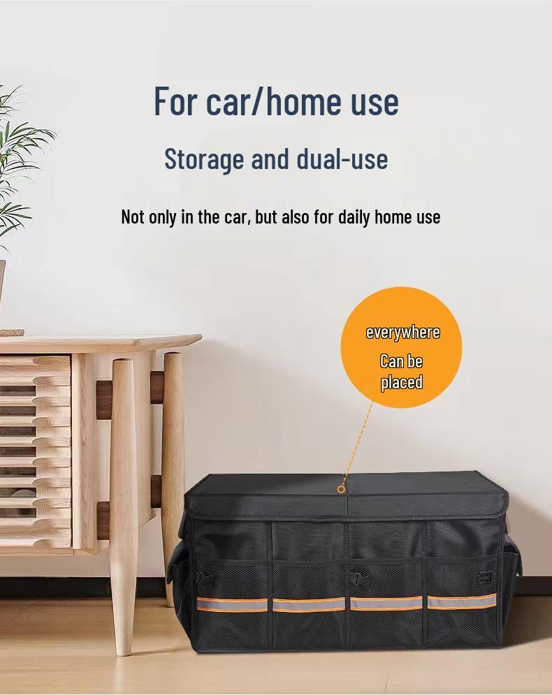 Foldable Car Trunk Storage & Organizer for Camping and Outdoor Use