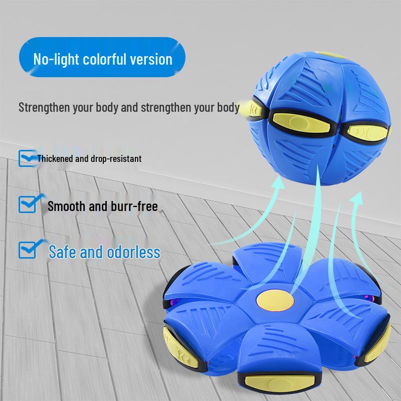 Magical Elastic Flying Saucer Ball - Children's Bouncing Stomp Toy for Outdoor Play