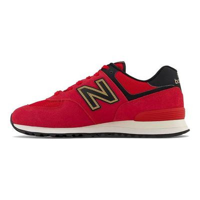 574 Chinese New Year - Team Red Unisex Sneakers Black ML574OX2