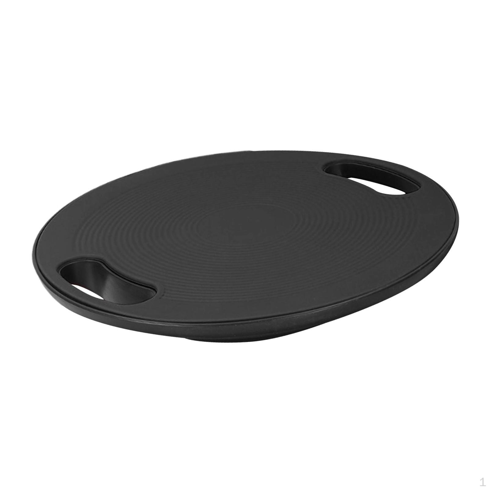 

Портативная нескользящая балансировочная доска 15,75 дюйма для тренировок, идеально подходит для офиса, упражнений и чёрный