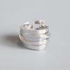 925 Silver Irregular Spring Woman Rings Wedding Vintage Jewelry Punk Accessories GaaBou Jewellery
