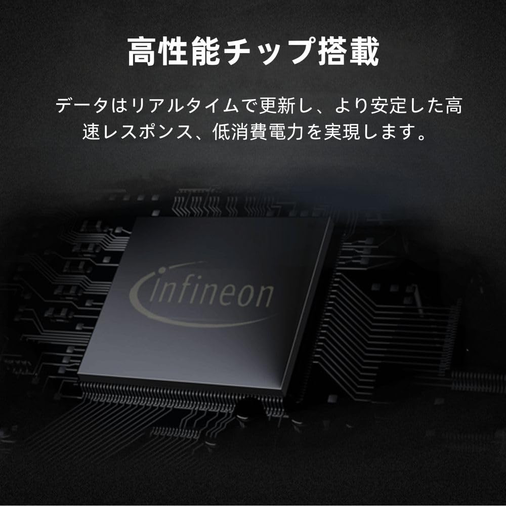 OBEST Tpms Air Pressure Sensor, Pressure and Temperature Immediate Monitor, Japanese Voice Alarm, Vibration