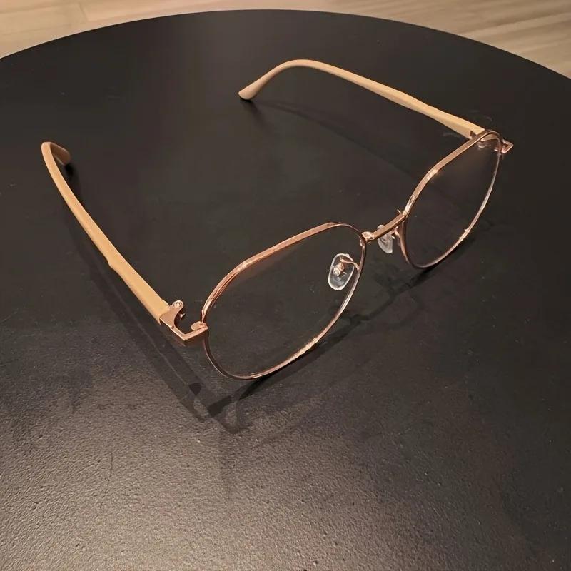 5PCS Anti-Radiation Anti Blue Ray Eyeglasses Replaceable Lens Computer Glasses Oval Frame Women Men Unisex
