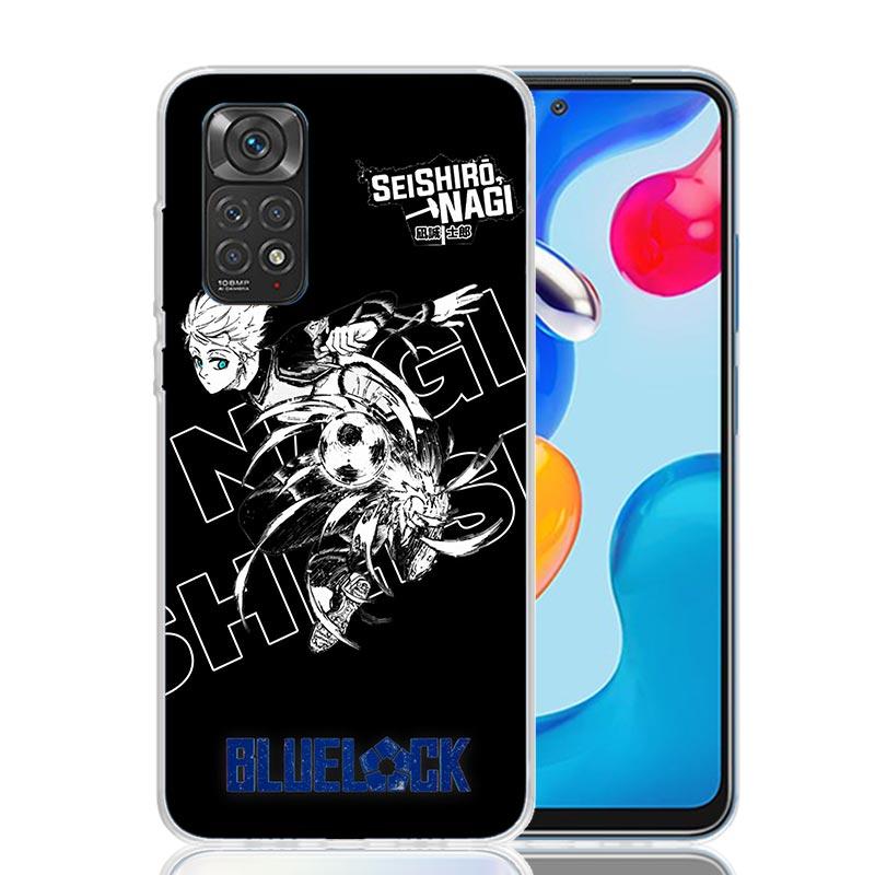 Blue Lock Nagi Seishiro Phone Case For Xiaomi Redmi Note 15 14 13 12S 12 Pro Plus 11S 11E 11 11T 10S 10 Art Soft Pattern Cover R