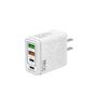 Mobile PD Fast Charger 2PD Multi-Port QC3.0 30W