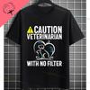 Unisex  Unisex S Funny Vet In Progress Graphic Tshirt 100 Cotton Short Sleeve Casual Humor Style Originality Tshirt Outdoor Wear