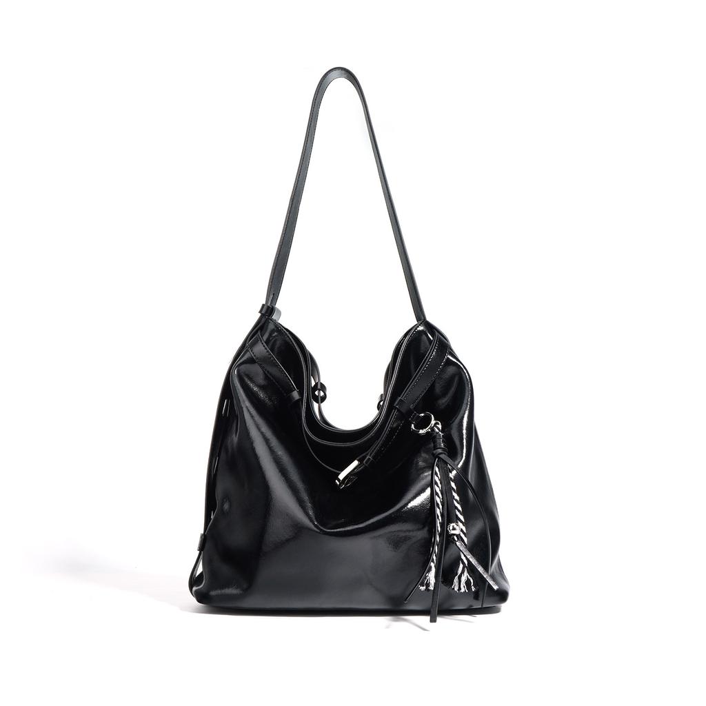 Niche Premium Maillard Multifunctional Crossbody Bag Women's Autumn 2025 Retro Shoulder Bag Large Capacity Shoulder Bag