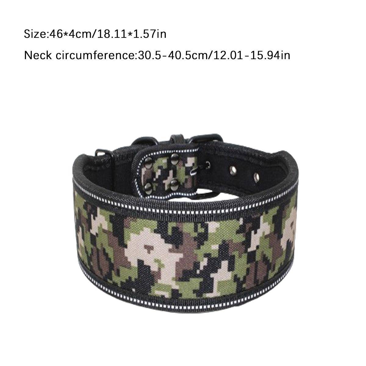 Fashionable Large Collar Reflective Adjustable Pet Collar Suitable For Small And Medium-sized Large Dog Pet Accessories