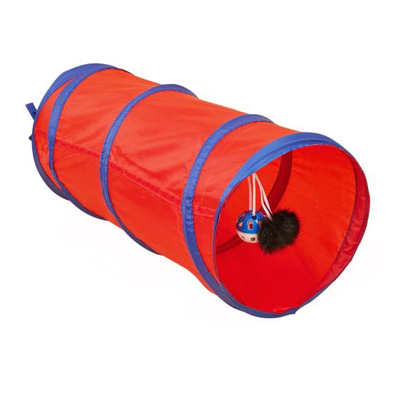 Tunnel Giocattolo per Gatti Yousheng con Palla di Peluche Spazio Ampio Pieghevole Tubo Giocattolo Tunnel per Gatti Piccoli Articoli per Gatti