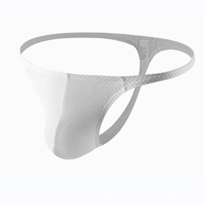 Men'S Thongs String Homme Sexy Low Rise Underwear Dots Printed Enhance T-Back Open Butt Thong Lingerie G-String & Thongs Man