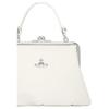 Vivienne Westwood Granny Frame Polished Metal Hardware Tote Bag Women handbags Off-White 4B010007WS0021OFFWHITE