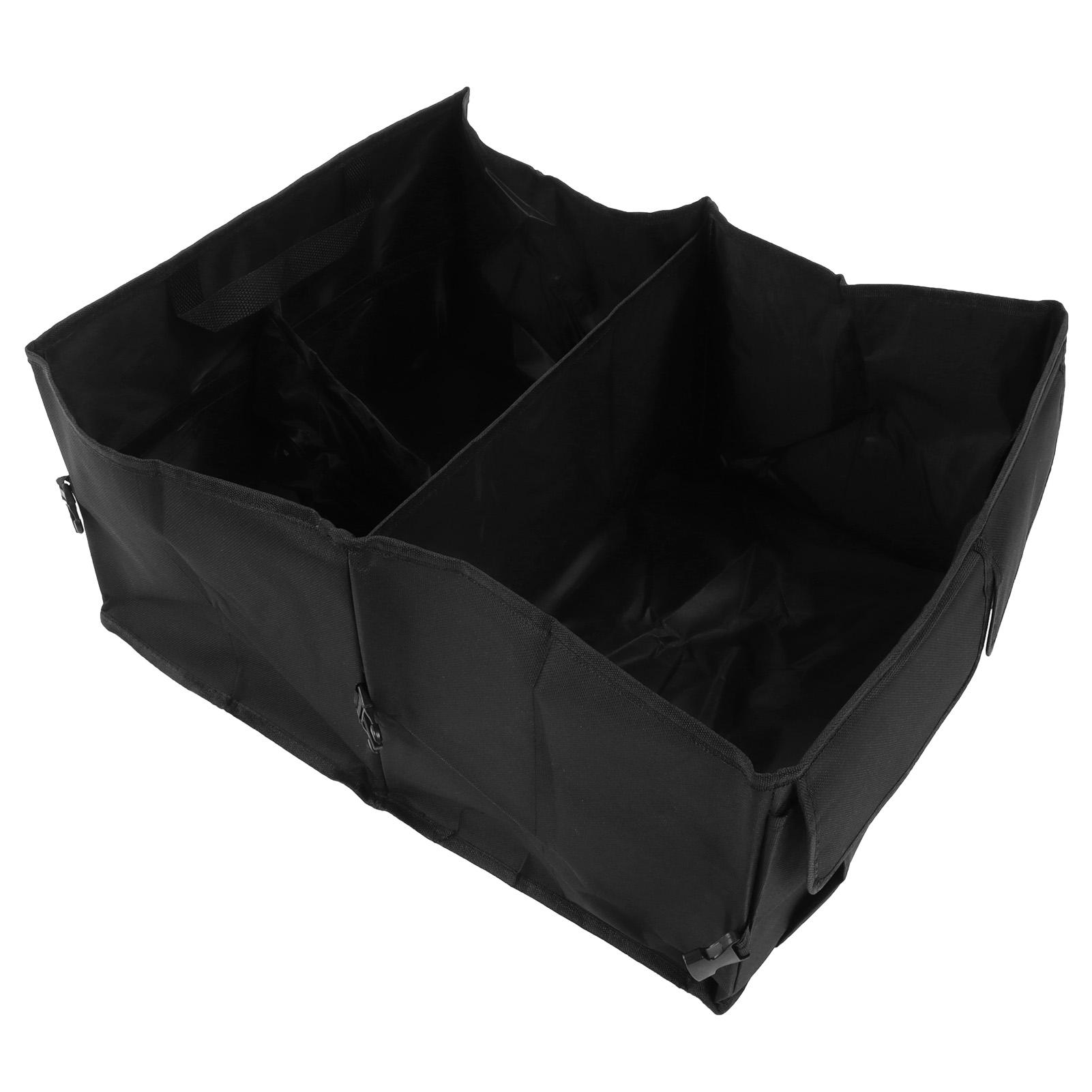 

Car Storage Box Car Trunk Organizer Collapsible Multi Compartment Auto Storage Tool