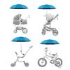 Protective Umbrella Baby Strollers Sun Blocker Flexible Angles for Strollers, Sun Safe Fabric Effortlessly Attachment