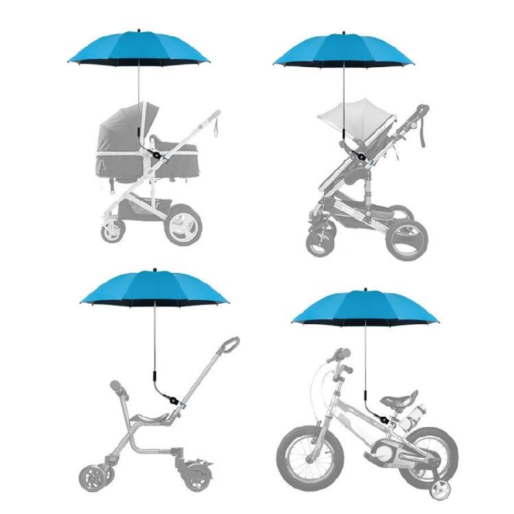 Protective Umbrella Baby Strollers Sun Blocker Flexible Angles for Strollers, Sun Safe Fabric Effortlessly Attachment