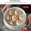 2025 Microwave Oven Steamer Double Layer Heating Steamer Box Multi-function Steamer Box Steamed Bun Food-grade Dish Containers