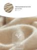 Women's Cashmere Hoodie: Solid Color Loose Slimming Pullover Knit Sweater for Autumn/Winter Outerwear