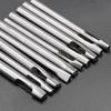 1/8Pcs 6Mm-10Mm Hollow Leather Crafting Hand Punching Tool Kit For Leather Crafting Oval Hole Punch Diy Accessories