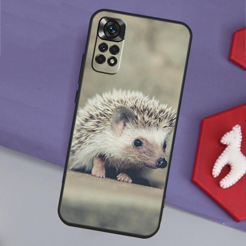 Cute Little Hedgehog Funda For Xiaomi Redmi Note 14 13 12 11 Pro 9 10 9S 10S 11S 12S Redmi 14C 10C 12C 13C Case