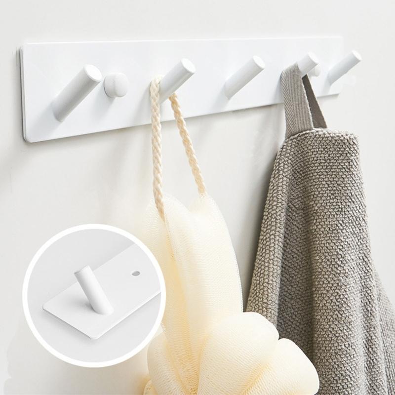 Bohrloses Design Garderobenständer mit verschiedenen Haken für mühelose Montage und die meisten Wohn dekorations