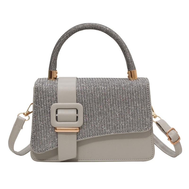 New Design Women’s Shoulder Bag with Belt Buckle Detail Minimalist Fashion Crossbody Handbag