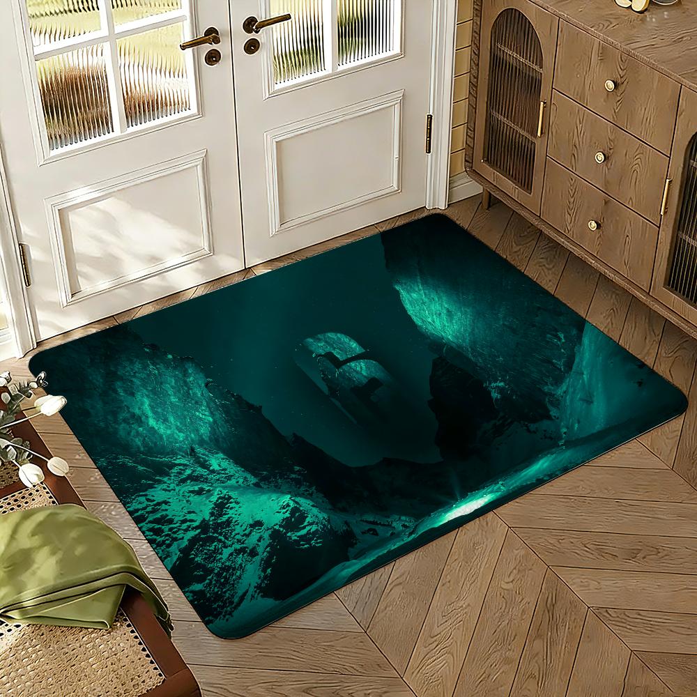 Tom C-Clancys R-Rainbow Six Siege Game Floor Mat Soft Thickened Non-Slip Bedroom Living Room Door Mat Home Decor Flannel Rugs